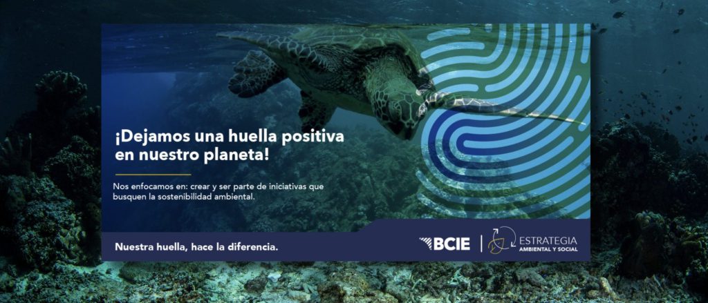 Portada del proyecto Dejando Huellas — Campaña de comunicación BCIE