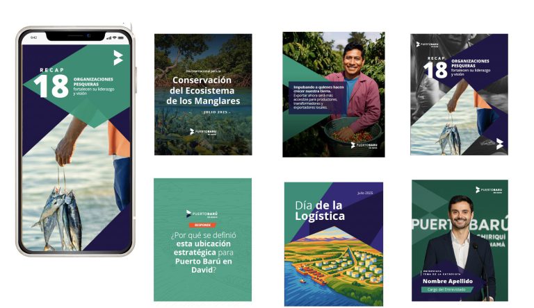Plantillas de publicaciones de Puerto Barú en David