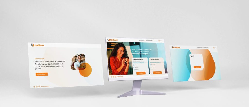 Portada del proyecto Onboarding digital Unibank: abrir una cuenta fácil y rápido